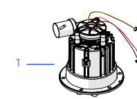 075Z61200A_R Komplet klippemotor m. elektrisk højdejustering L29 -B top